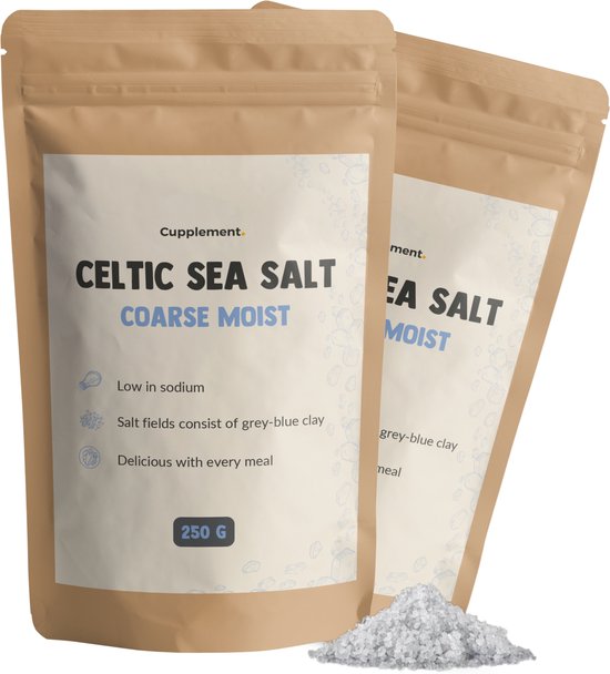 Cupplement® - Keltisch Zeezout 250 g Combipack 500 Zout