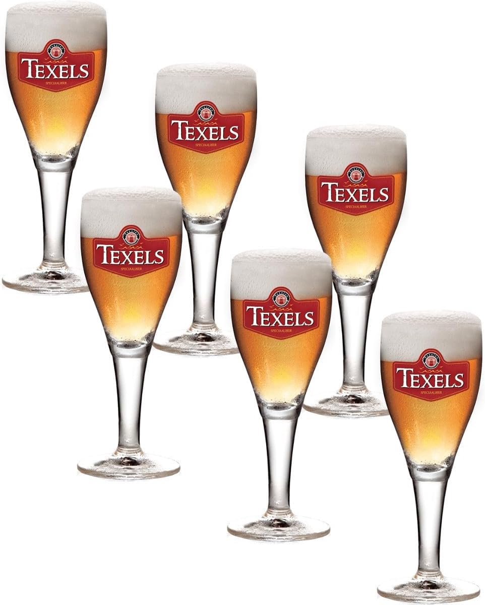 Beer Glasses on Foot 30cl set of 6 pieces - Beer Glass 0,30 l - 300 ml - ShopVlot