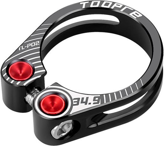 Fiets zadelklem 34,9 mm, aluminium zadelsteun klem voor verschillende fietsen van Fiets. — afbeelding 2