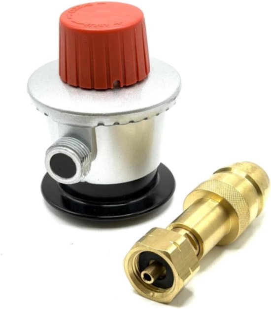 LPG Clip-On Adapter 35 mm Jumbo met Spanje Adapter - Propaan/Butaan Gas Cilinder Navulconnector, ongereguleerd, G.56 - ShopVlot — afbeelding 5
