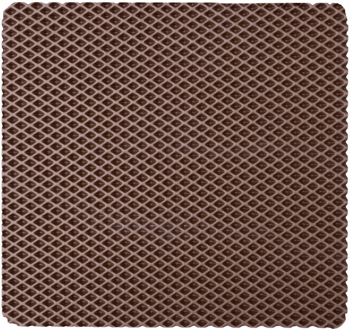Bruine EVA Afdruipmat Keuken 55x55 cm - Duurzaam en Makkelijk Schoon te Maken