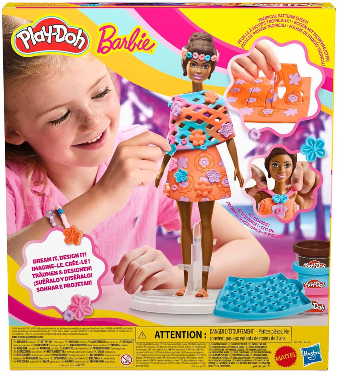 Play-Doh - Haakset Barbie op het strand - Kleiset — cadeau in Spellen & Speelgoed - foto 6