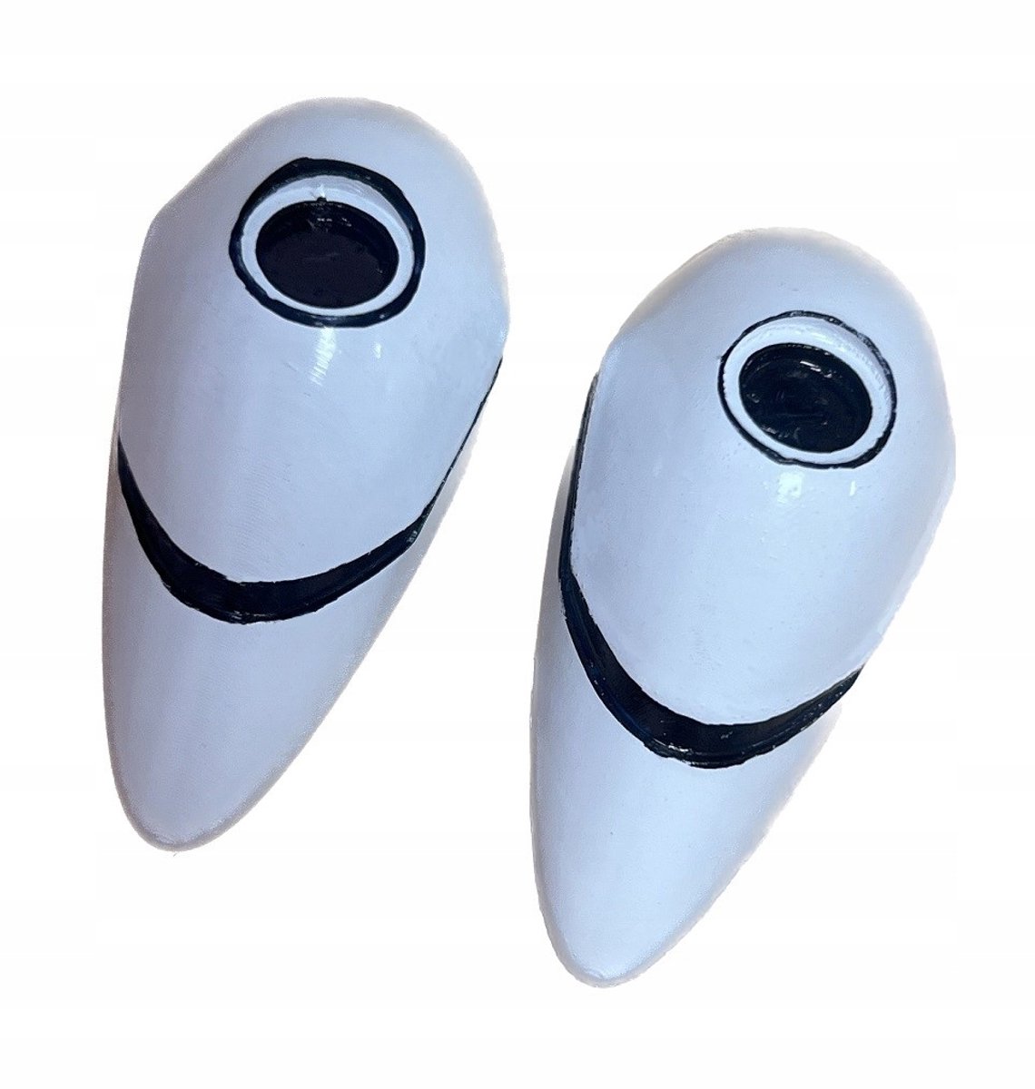 Rei Ayanami Anime Cosplay Haarspeldjes - Wit en Zwart