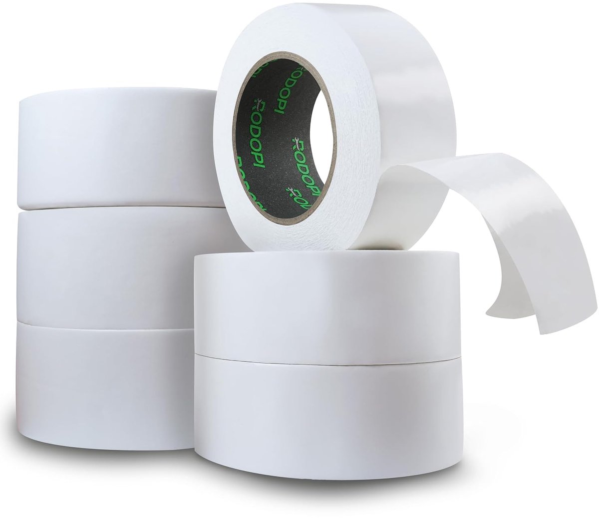Dubbelzijdige tape 50 mm x 25 m - Extra sterk - Wit - Voor tapijtbevestiging - ShopVlot