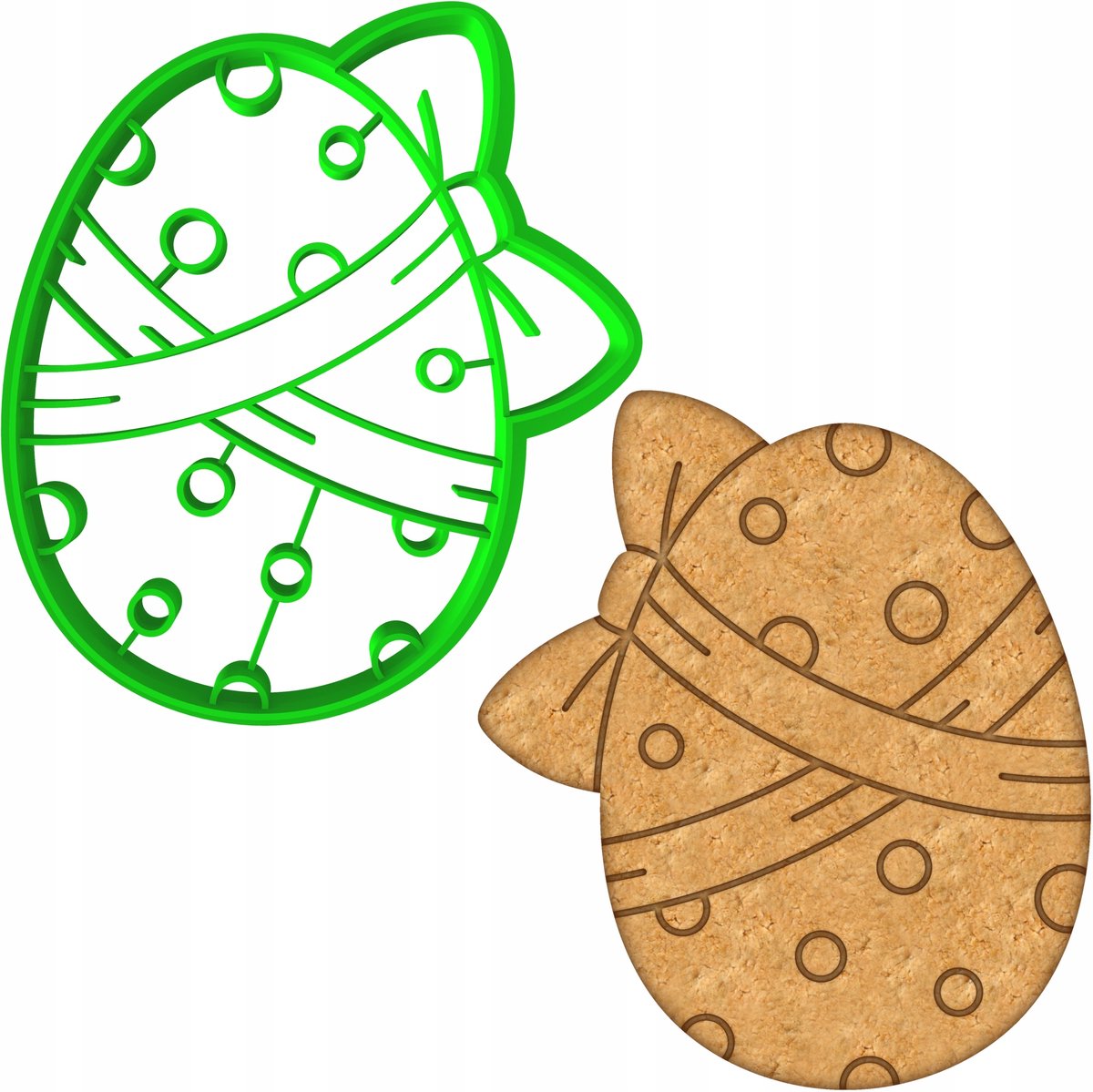 Paas Koekjesvorm Ei 8cm - Bakvorm voor Koekjes en Koekjes
