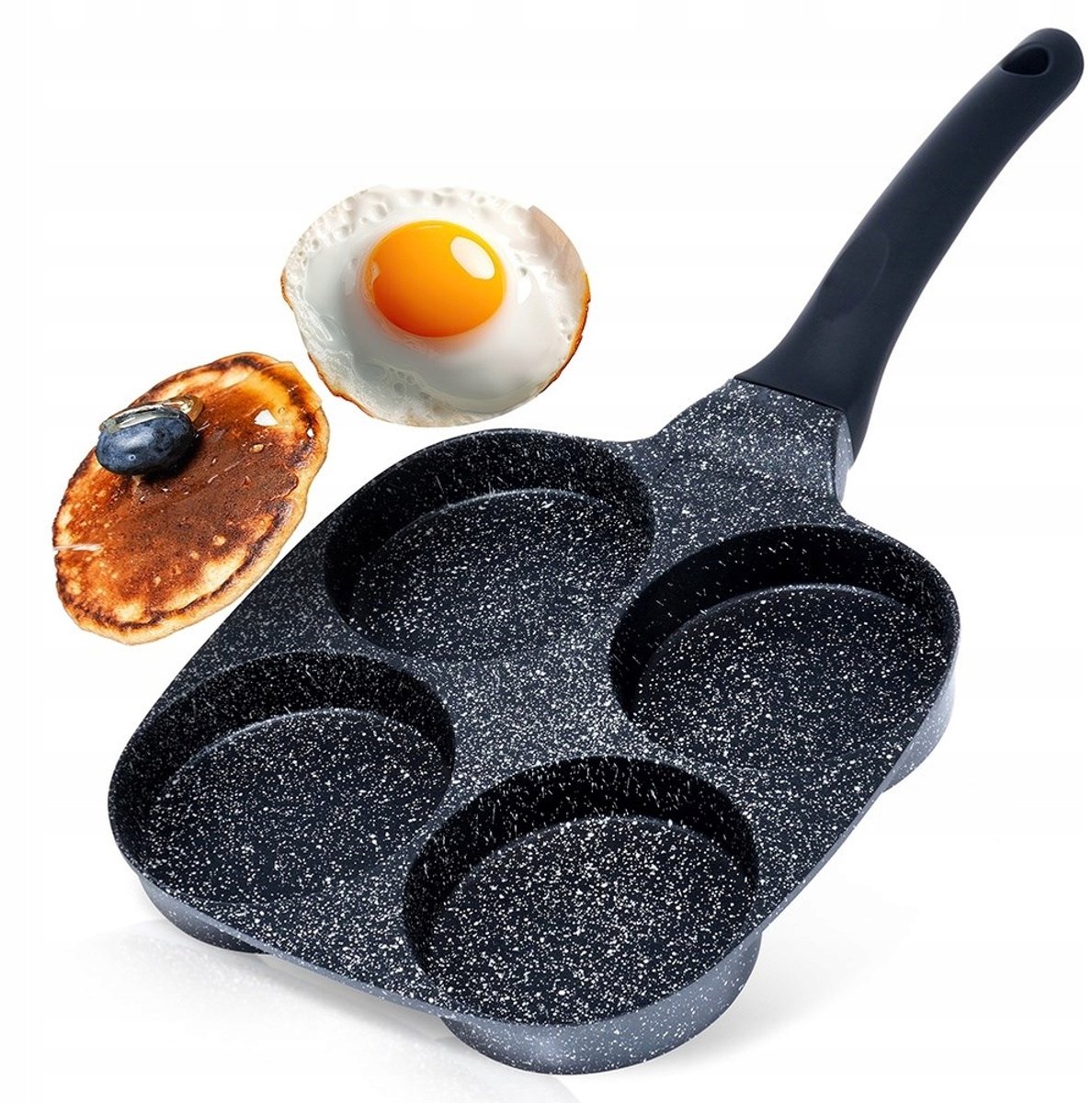 Merkloze Granieten Koekenpan voor Eieren & Pannenkoeken - 19cm