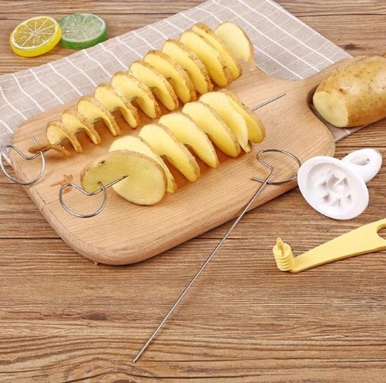 Spiraalsnijder voor frietjes - Maak thuis gekrulde aardappelfrietjes — afbeelding 5