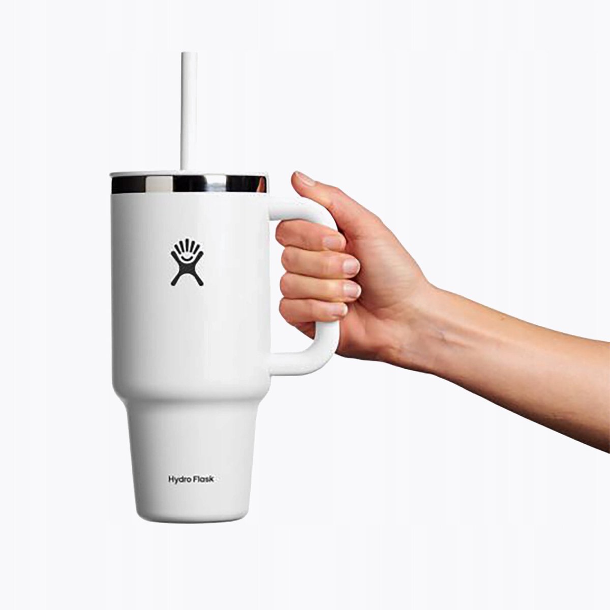 Hydro Flask - All Around Reisbeker - 946ml Wit- Thermosbeker – foto 2