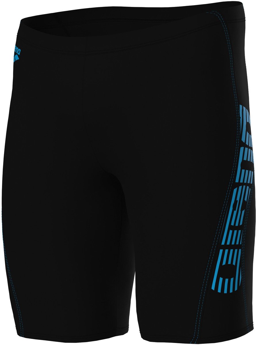 Arena Heren Zwemjammer Byor Evo R Zwart/Zwart/Turquoise