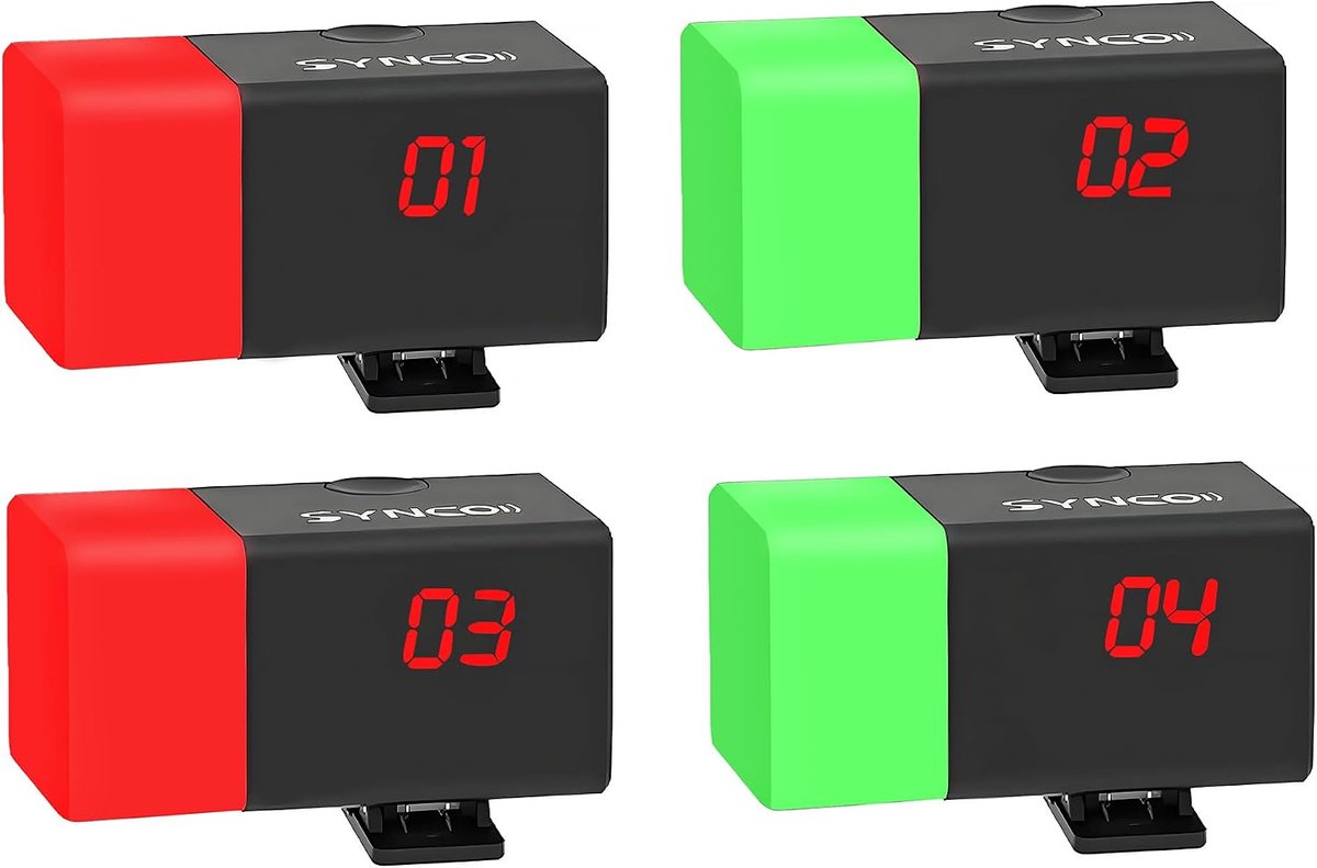 SYNCO CE3 Wireless Tally Light System 2.4G LoRa 1000mm Transmission IP Remote Control 10 Working Hours Compatible with - ShopVlot