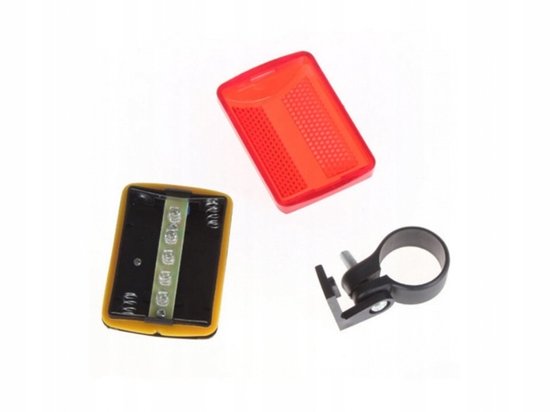 Achterlicht Fiets 5 LED 100 LM 7 Modi Waterdicht Op Batterijen — afbeelding 4