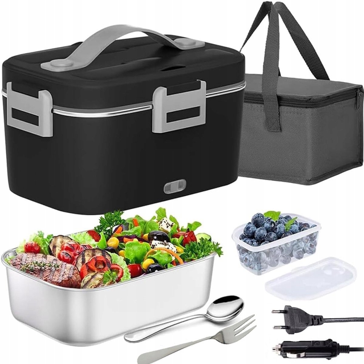 Elektrische lunchbox 1,8L - Verwarmd & Draagbaar
