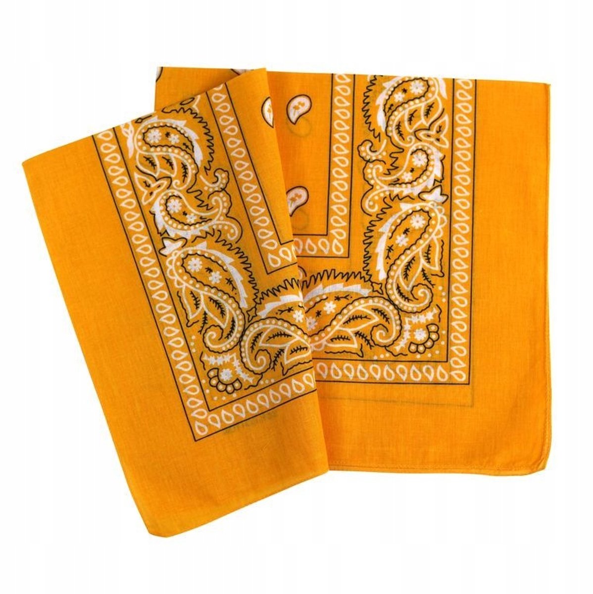 Bandana Sjaal - 100% Katoen - Helder Oranje