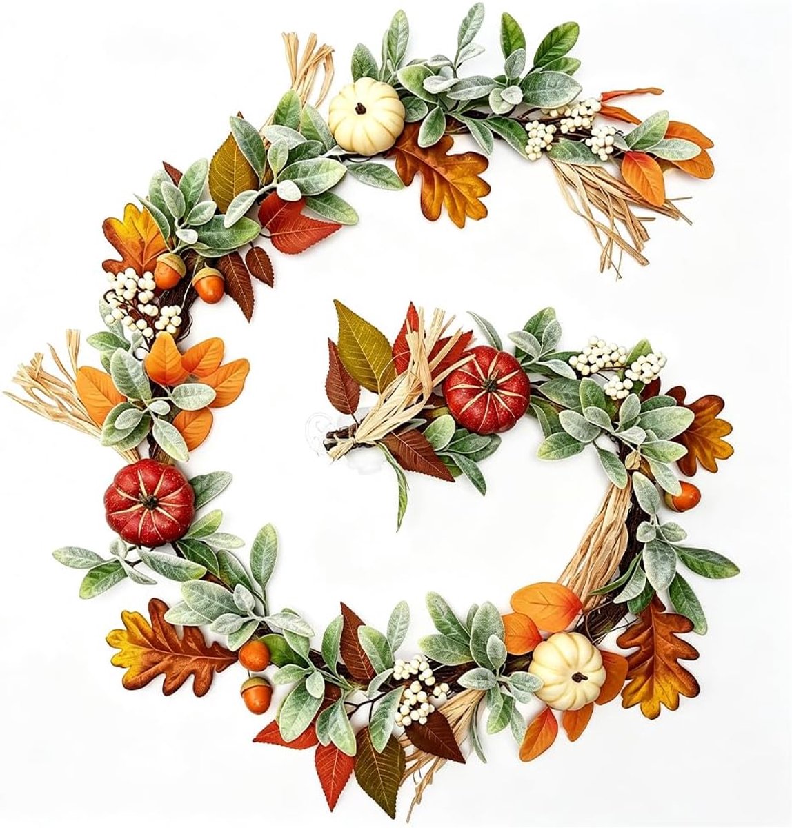 180 cm herfstslinger voor herfstdecoratie, herfstdecoratie met pompoen - ShopVlot