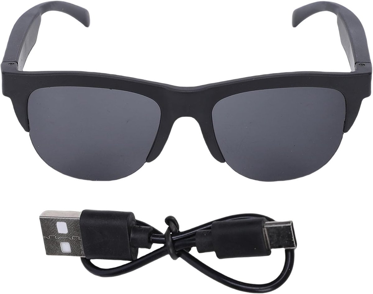 Audio Zonnebril, smart bluetooth-zonnebril, draadloze hifi-stereogeluid, waterdicht, voor outdoorsporten - ShopVlot