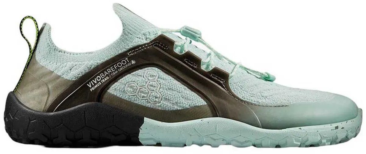 Vivobarefoot Primus Trial Knit Fg Barefoot Trailschoenen Groen EU 38 Vrouw