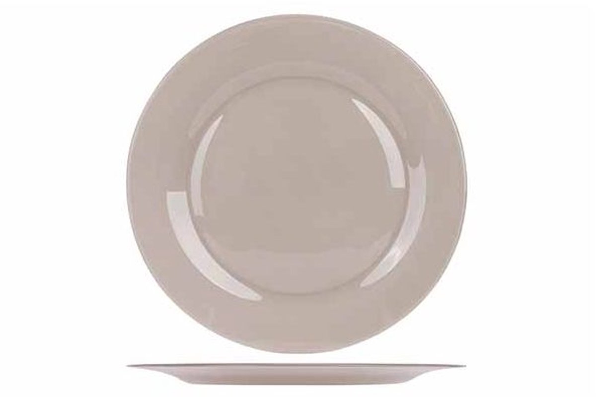 Zana Taupe Plat Bord D26cm