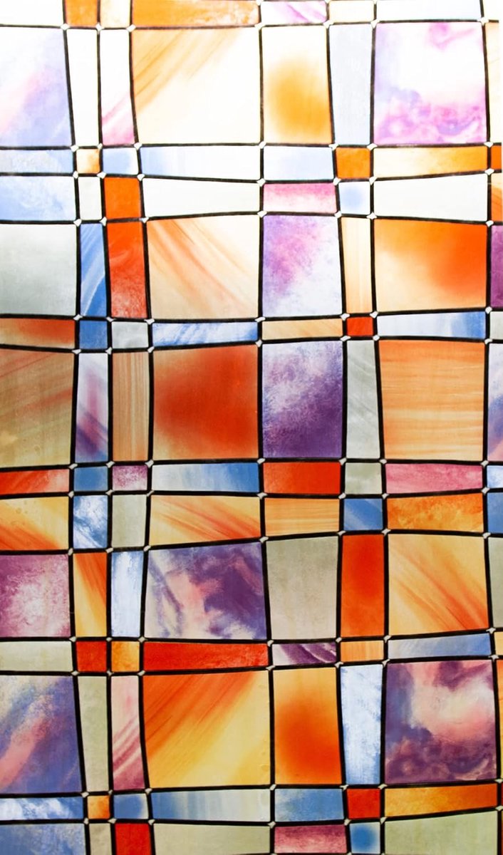 Barcelona Raamfolie, Zelfklevend, 67.5 x 200 cm