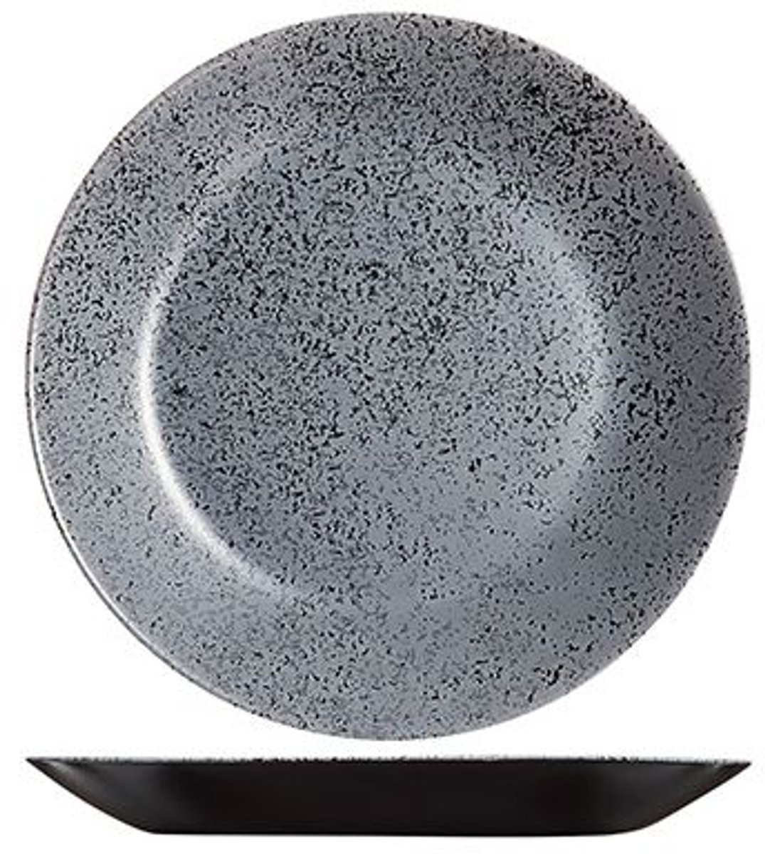 Slate Dessertbord Zwart D18cm