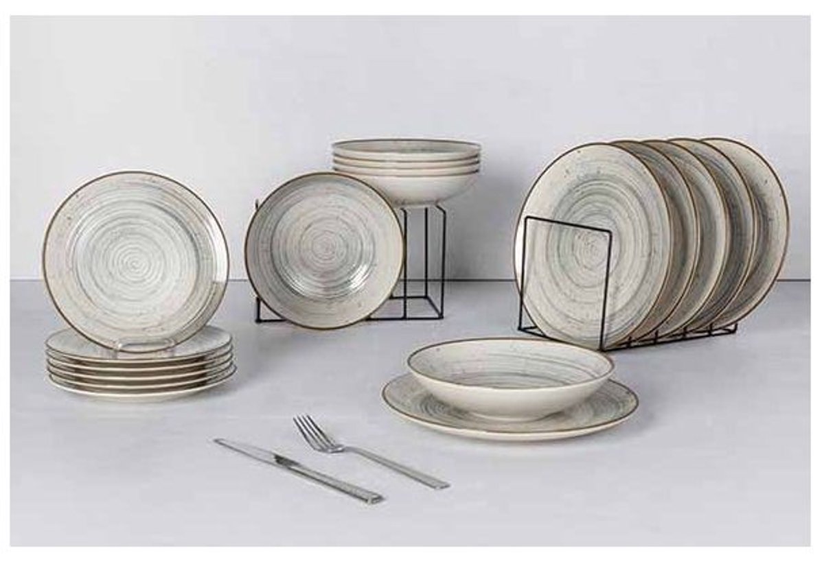 Sintra Dinnerset Blauw 18 Dlg
