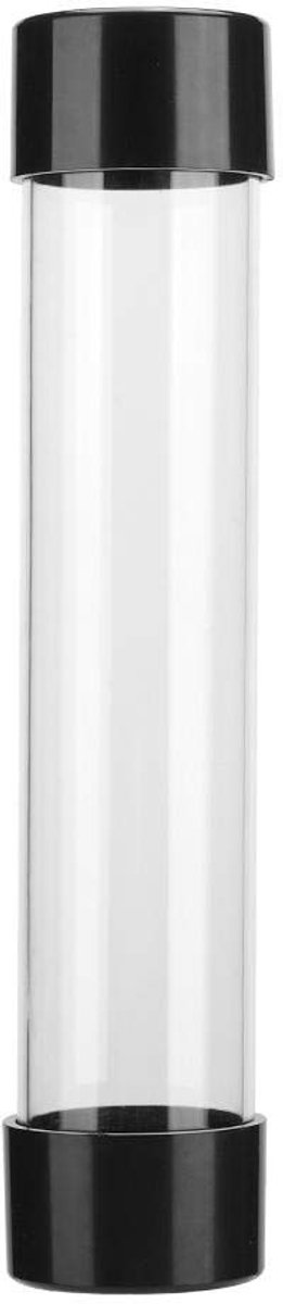 240 mm watertank, transparante, cilindrische computerwaterkoeltank, uitgerust met geavanceerde G1/4-schroefdraad voor dichte verbinding, van hoge temperatuurbestendige technische kunststoffen