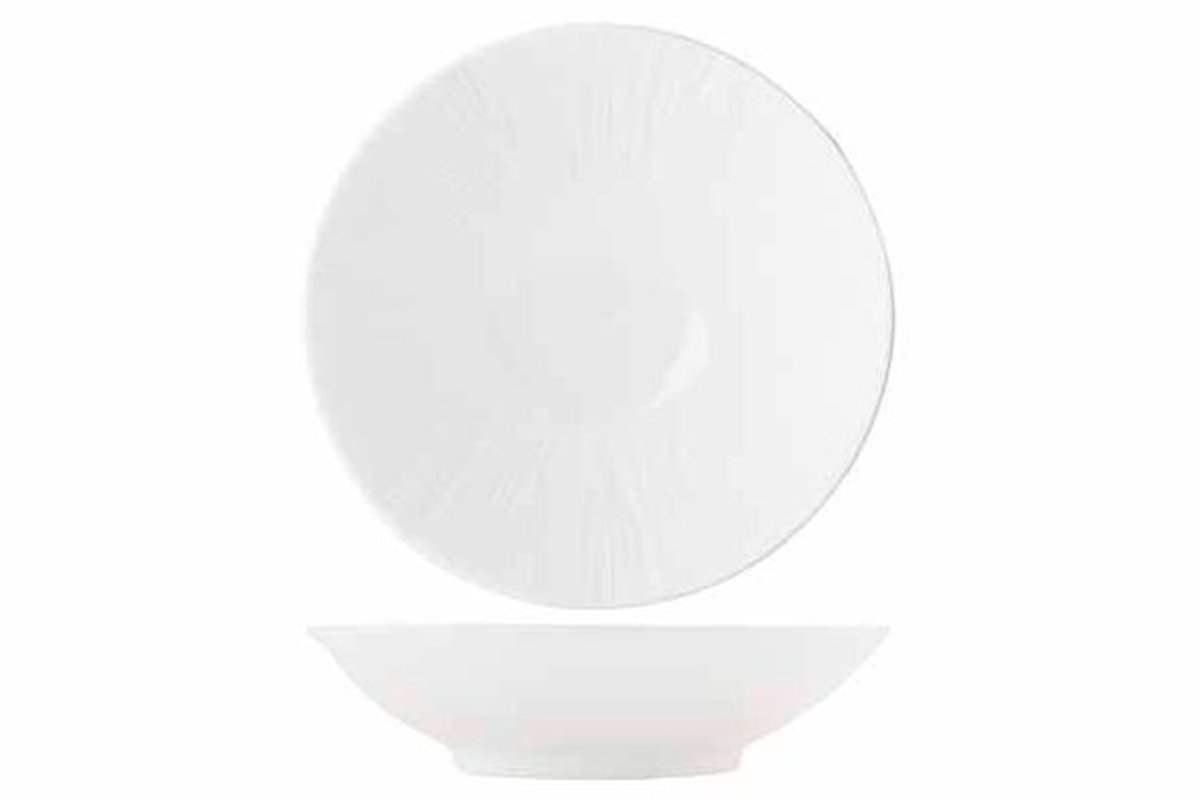 Pure White Diep Bord D19,3xh4,8cm