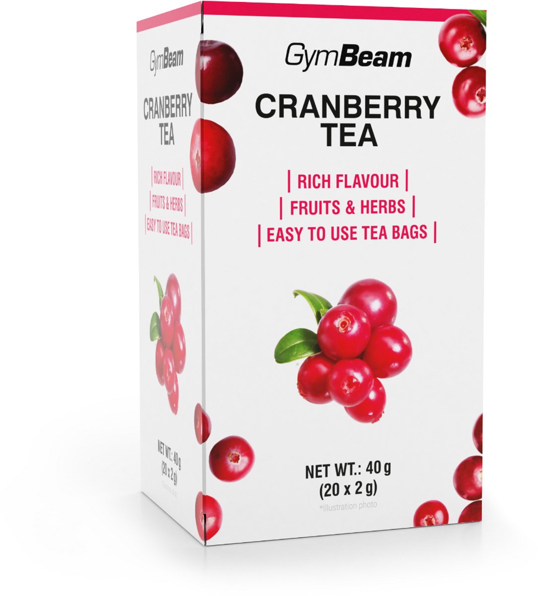 GymBeam Cranberry thee 20 x 2 g