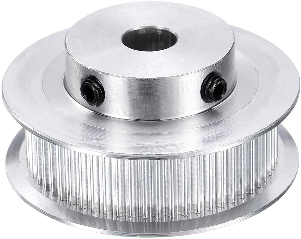 GT-2 60T tandwiel synchrone tandwiel 8mm boring aluminium tandriemwiel 60 tanden geschikt voor 10 mm brede tandriem voor 3D-printer CNC-machine