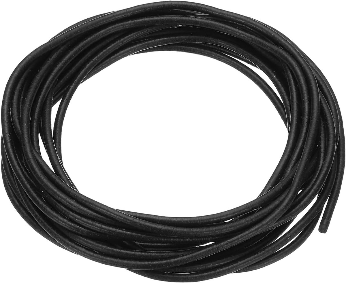Siliconenschuim afdichtingsstrip, 5M(16,4FT) 4mm(0,16") Dia Backer Rod Rond Hoge Dichtheid Massief Spons Rubber Weerstrip Koord voor Afdichting Spleet Blokkering Isolatie, Zwart