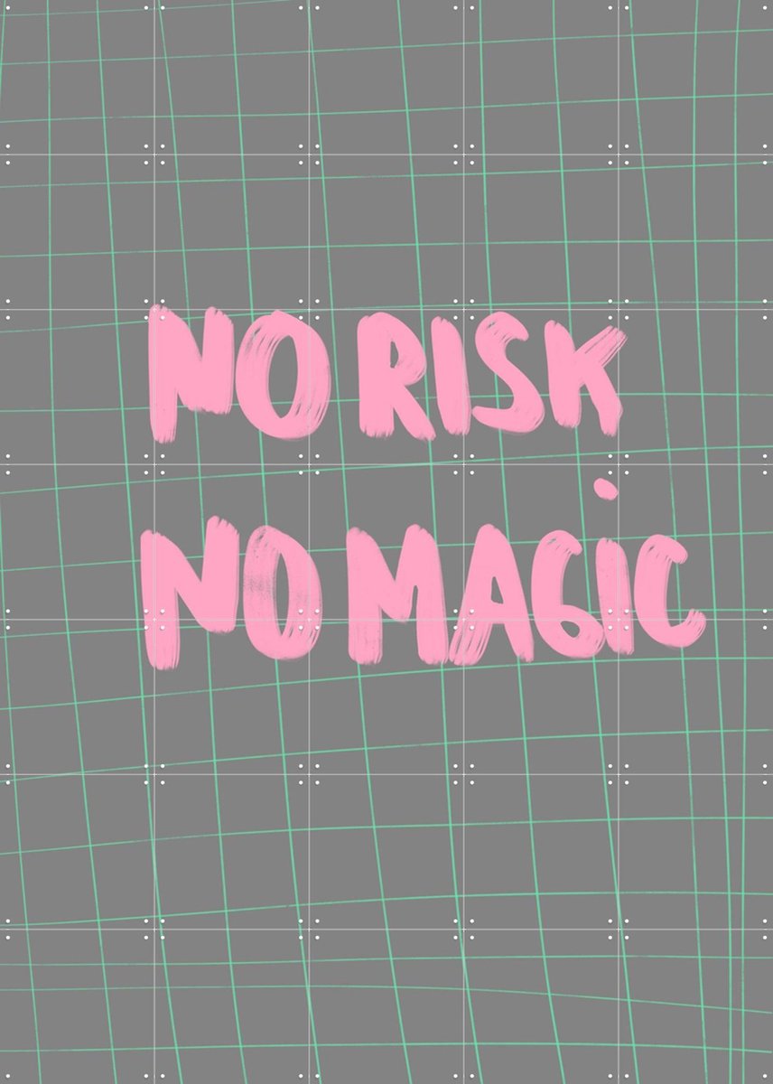 IXXI Noriskno Magic, Hej.Ibiza - 100 x 140 cm - Gratis ophangtool - Grote wanddecoratie en posters - Speels, Typografie, Abstract, Geometrische Kunst