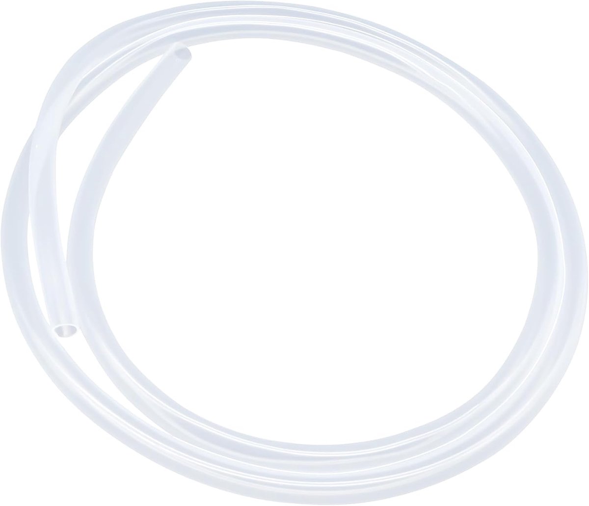 slang, 4 mm x 8 mm (binnendiameter x buitendiameter), 1,5 meter lang, geschikt voor contact met levensmiddelen, flexibel, transparant, water- en luchtslangen, voor pompoverdracht