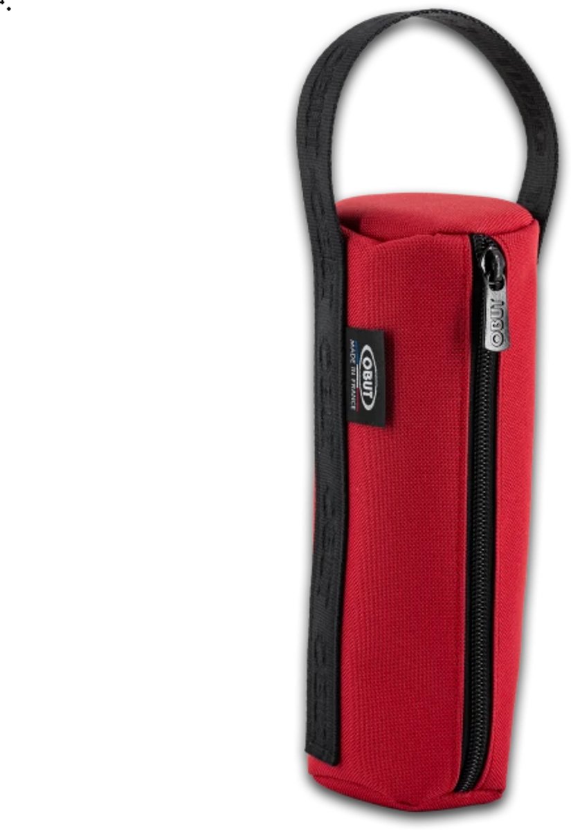 Obut jeu de boules tas voor 3 boules canvas Cerise/ kersenrood