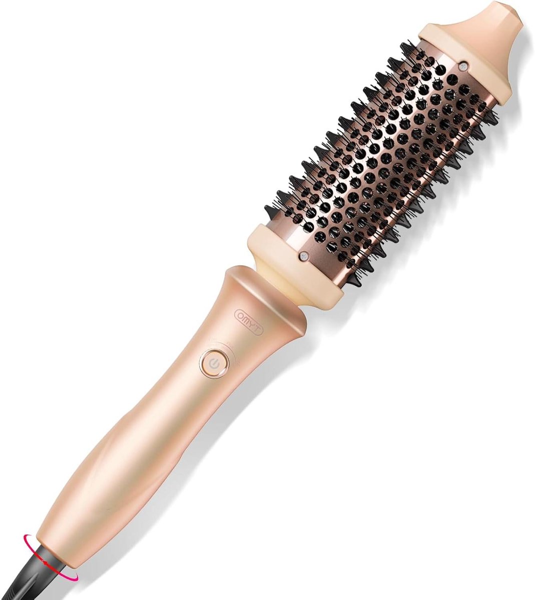 Thermische Stijltang Krulborstel - Haarstyler Warme Borstel - Haar Stylen - Flexi-Fit Technologie - 43 mm - Roze