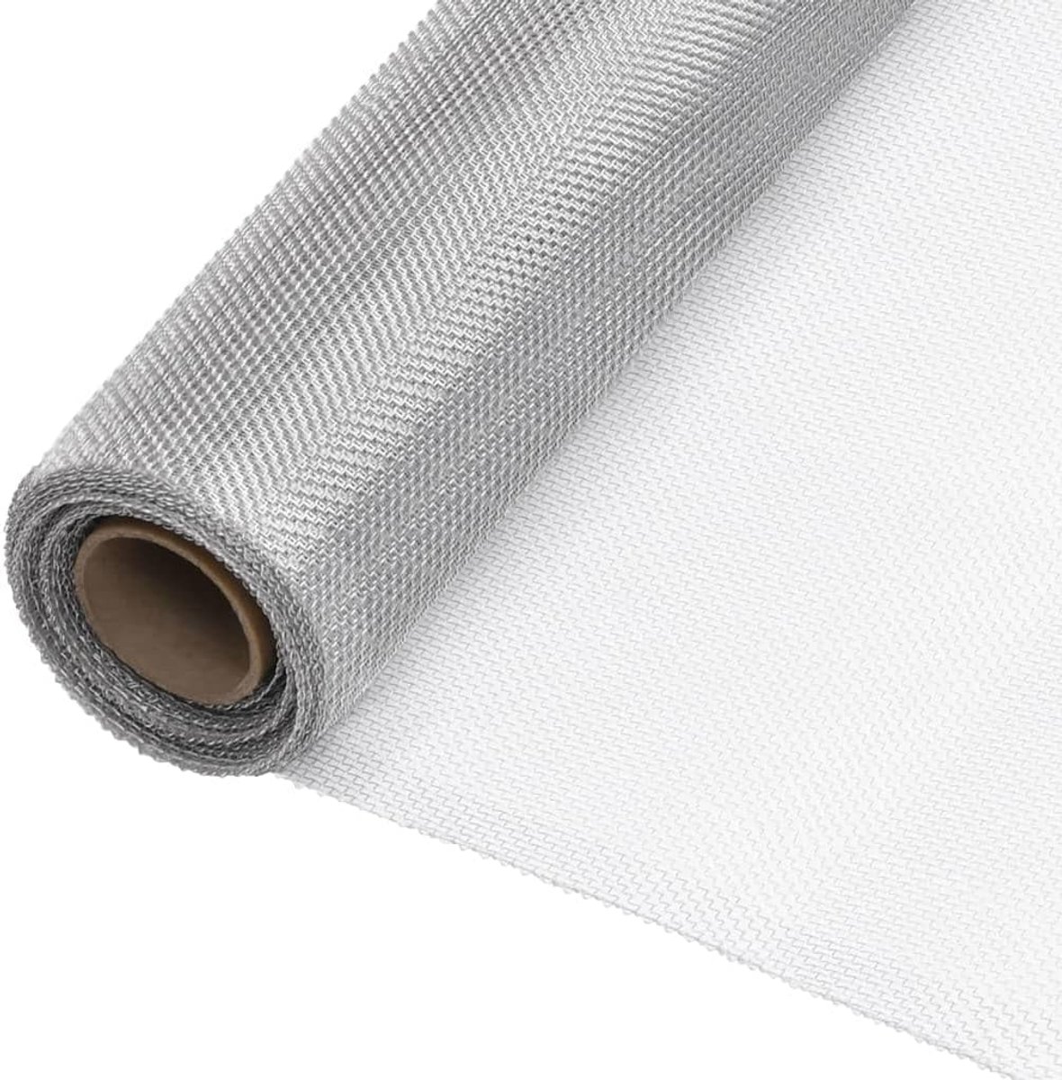 Aluminium Gaasrol, Fijn Metalen Scherm voor Ramen, Deuren, Ventilatieopeningen, Tuinprojecten, Doe-het-zelf Snijden, Schermreparaties, Vogelkooien en Konijnenrennen (112x500 cm)