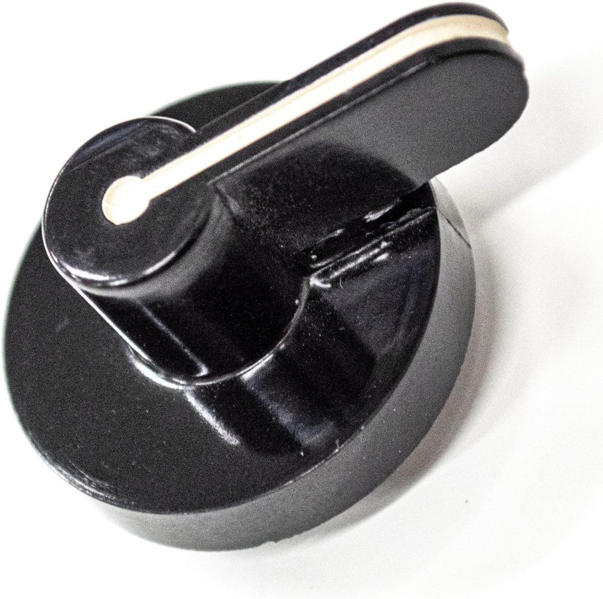 zwart kookplaat Ø8 mm - naaf 6 mm compatibel met Smeg 694971493