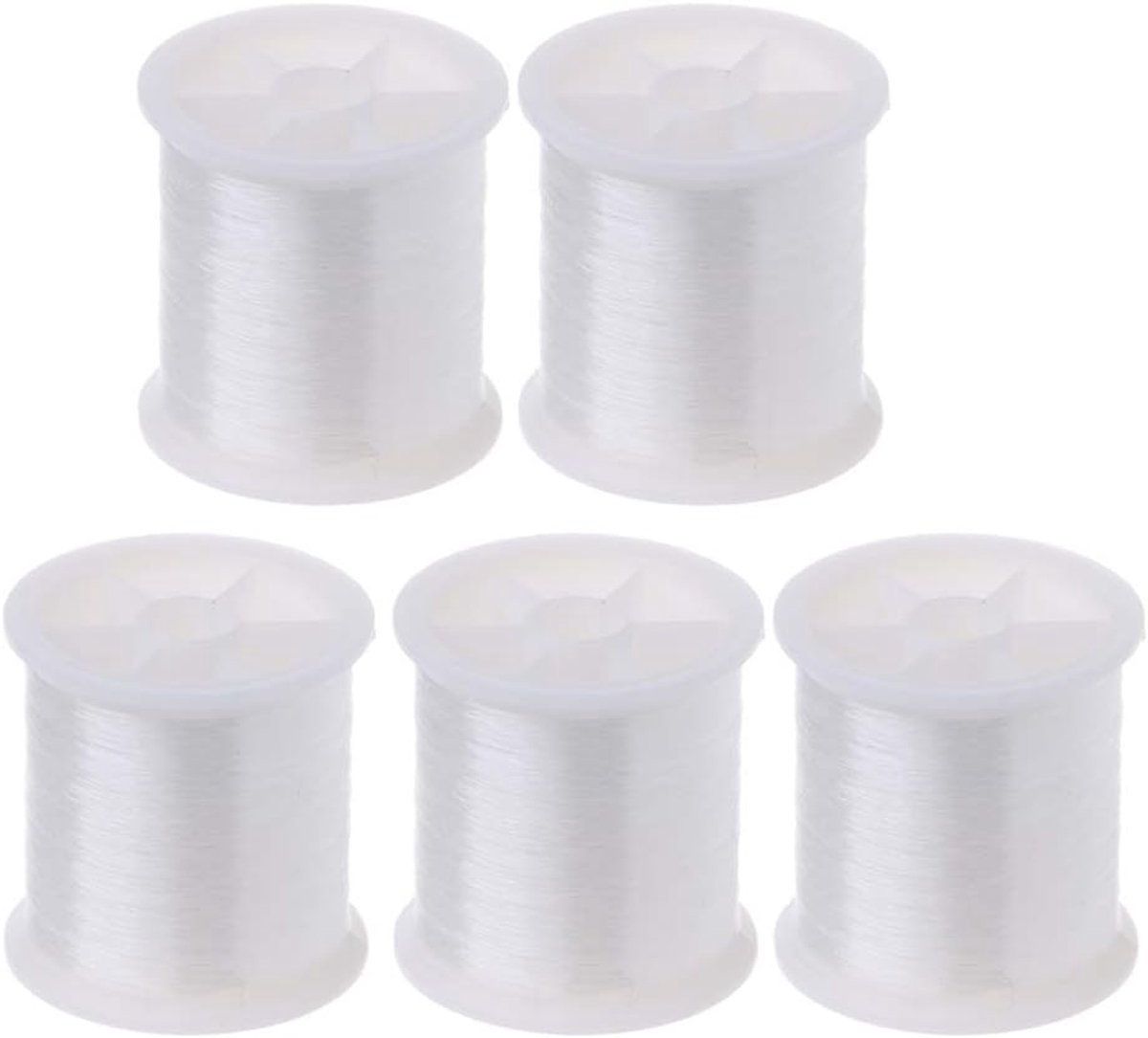 100 m/rol naaigaren, transparant, onzichtbaar, nylon, monofilament, lijn voor sieraden, kralen, quilten, naaien, hars