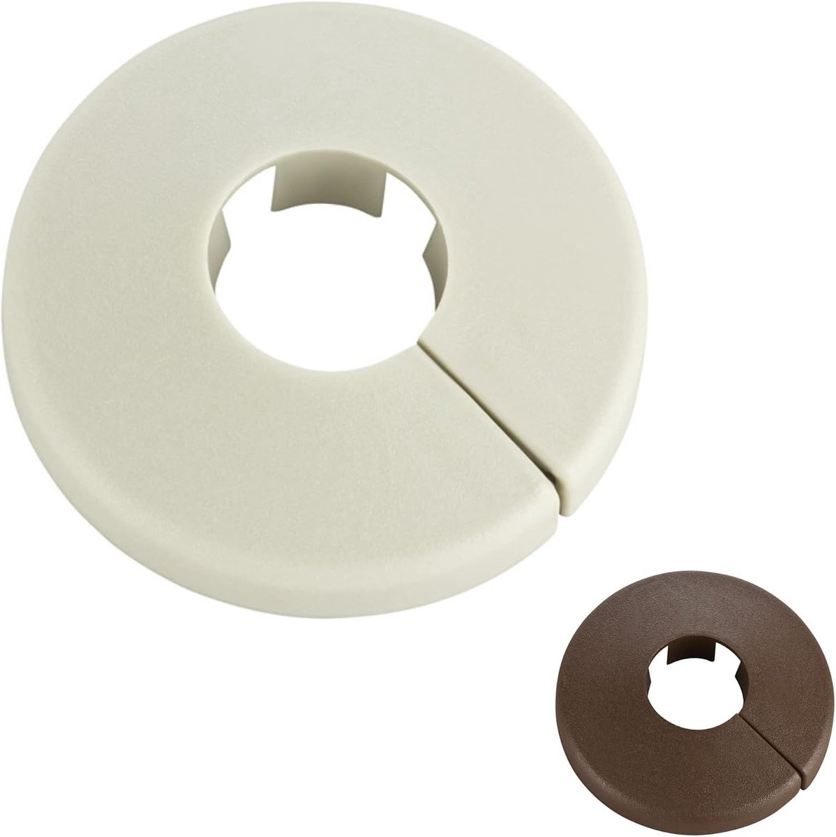 20 afdekrozetten voor alle soorten buizen en staven, Made in Germany, speciale kleuren met gepatenteerde clipsluiting, eenvoudige montage, hoge kwaliteit, buisdiameter 12 mm - 28 mm, buisbekleding