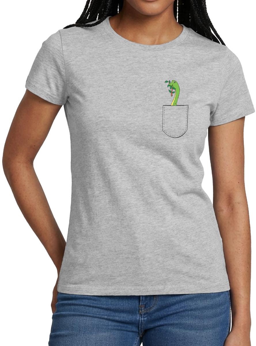 Brachiosaurus In Borstzak T-Shirt Dames
