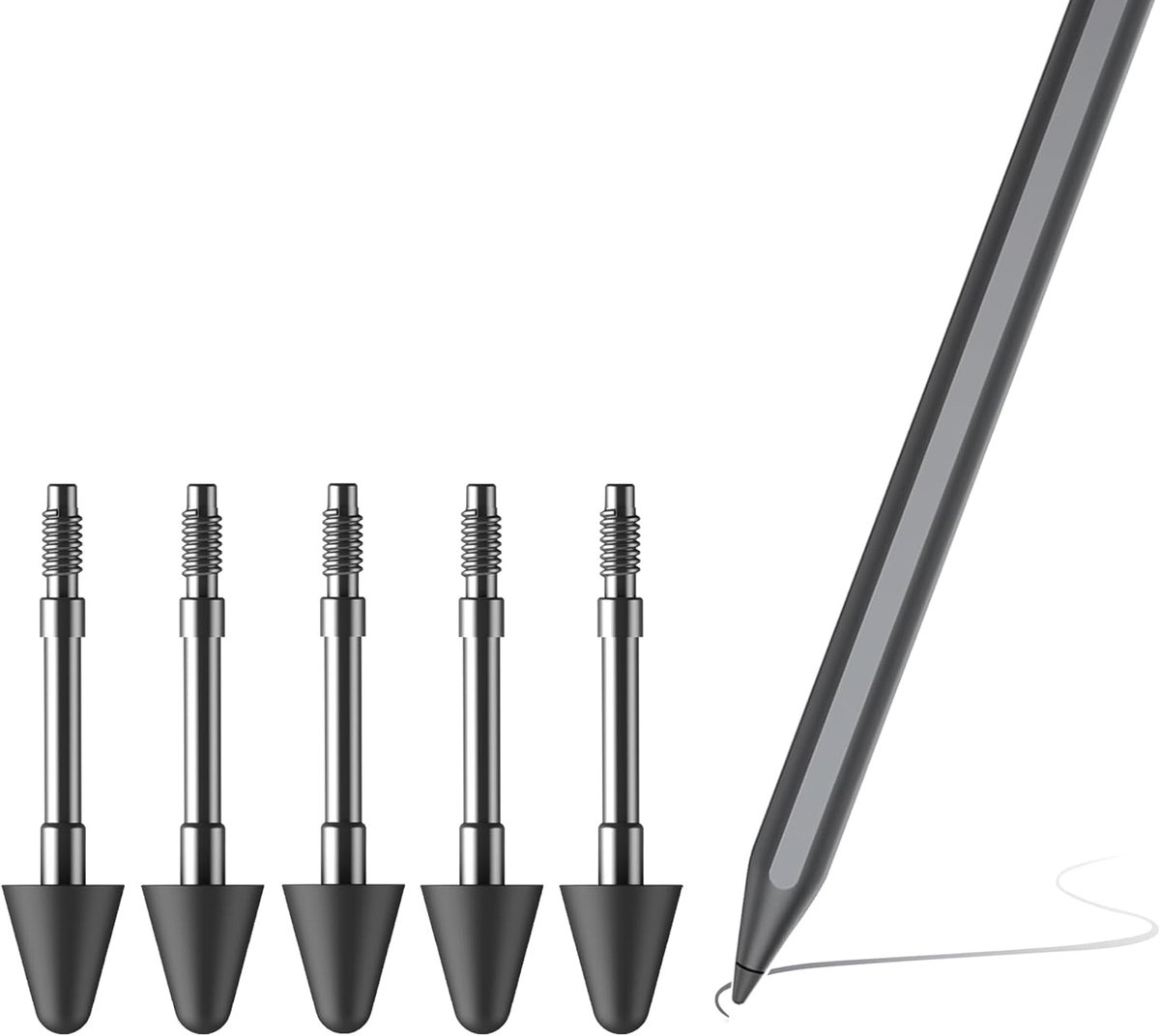 Punten voor Lenovo Precison Pen 3, NIET voor Lenovo Precison Pen 2 Laptop], duurzame, nauwkeurige bediening, vriendelijk scherm, zwart
