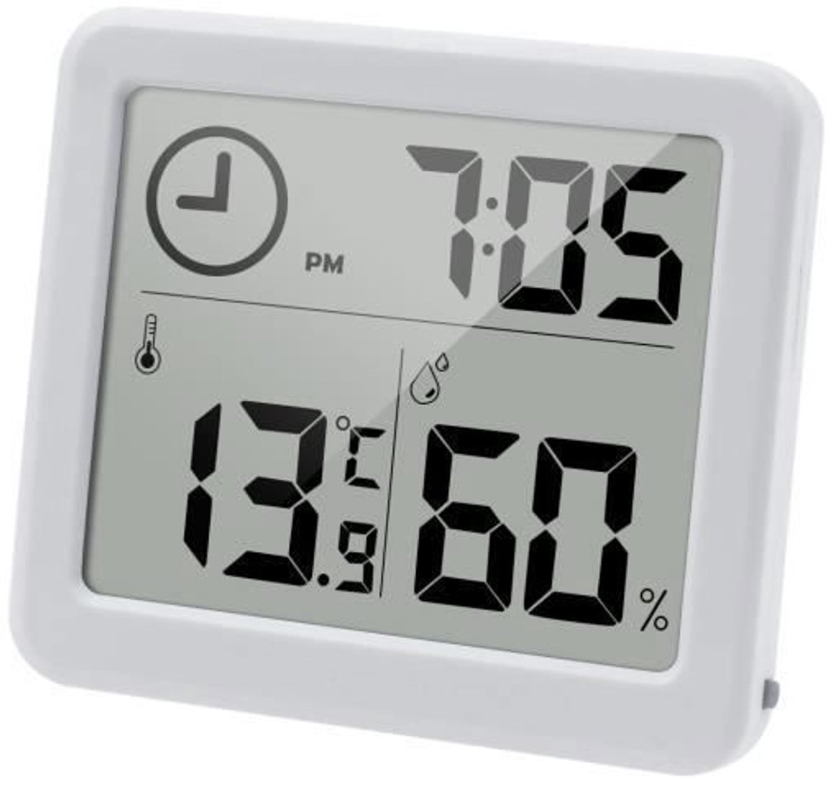 Draagbare digitale thermometer en hygrometer - meetbereik - nauwkeurigheid - LCD-display
