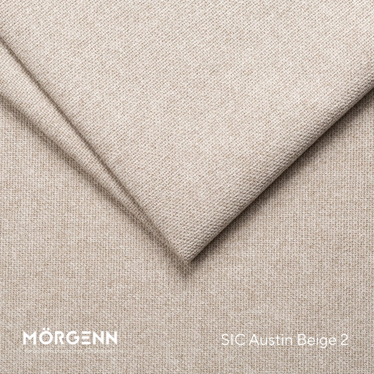 Mörgenn SIC Austin Stofstaal - Meubelstof voor Boxspring en Bed - Beige 2