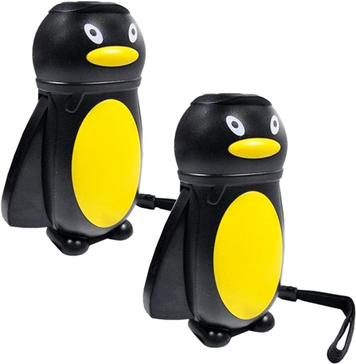 Dynamo Oplaadbare LED Zaklamp in vorm van een pinguin - noodpakket