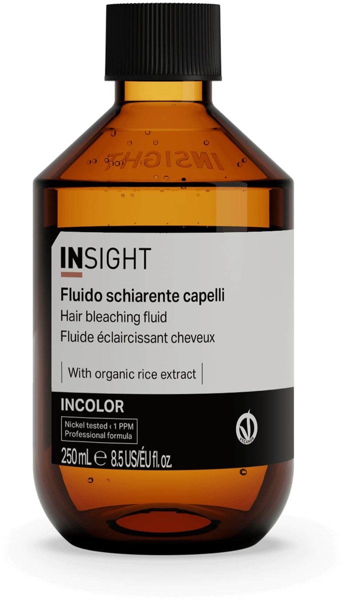 Insight Incolor Matu Bleach Vloeistof - Matu Ontkleuring - 250 ml - Zachte Lichtmaking - Professioneel Gebruik