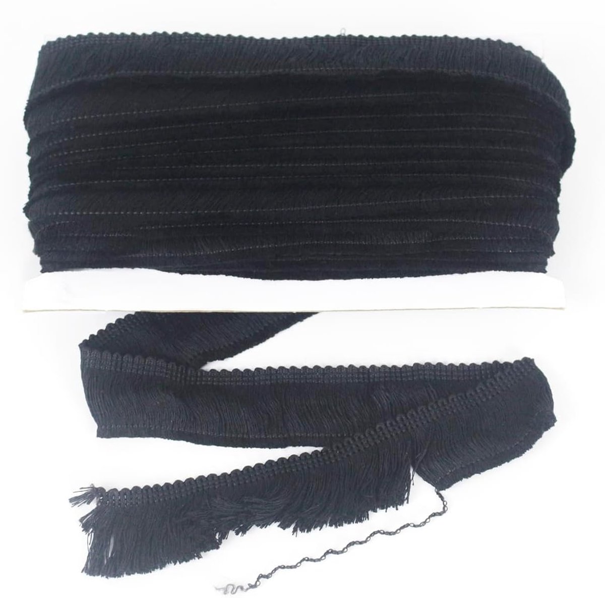 10 Yards Zwart 30Mm Katoen Kwastje Stof Fringe Trim Voor Naaien Quilten Kleding Accessoires Lamp Schaduw Gordijn Woondecoratie
