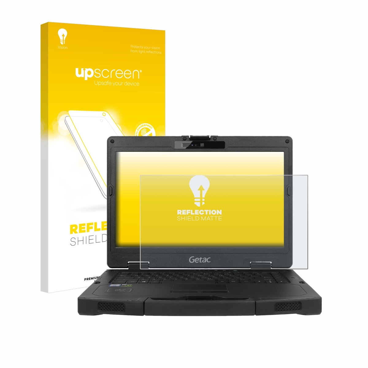 upscreen - Screenprotector voor Getac S410 - Folie Beschermfolie anti glare matte