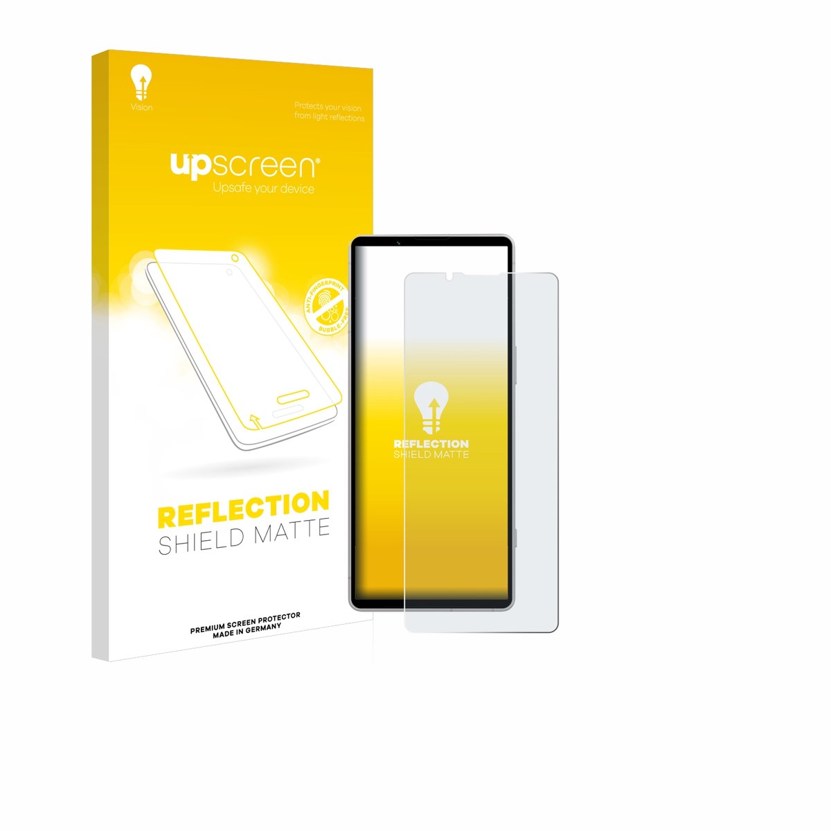 upscreen - Screenprotector voor Sony Xperia 5 V - Folie Beschermfolie anti glare matte