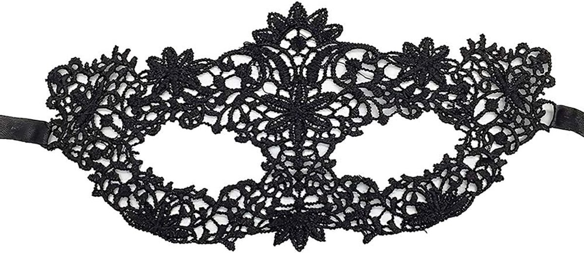 Sexy Zwart Kanten Oogmasker voor Maskerade Halloween Feest Bal Carnava Jurk Masker