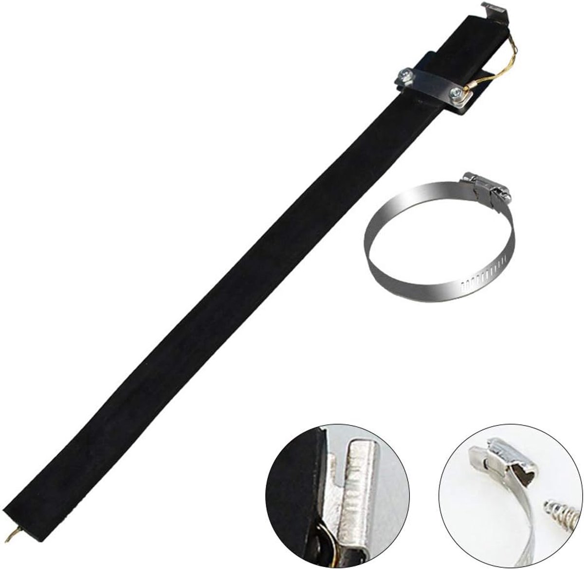 Anti-Statische Flexibele Aardband - Metalen Riem Voorkomt Statische, Elektrostatische Autogordelneutralisator (30-38cm)