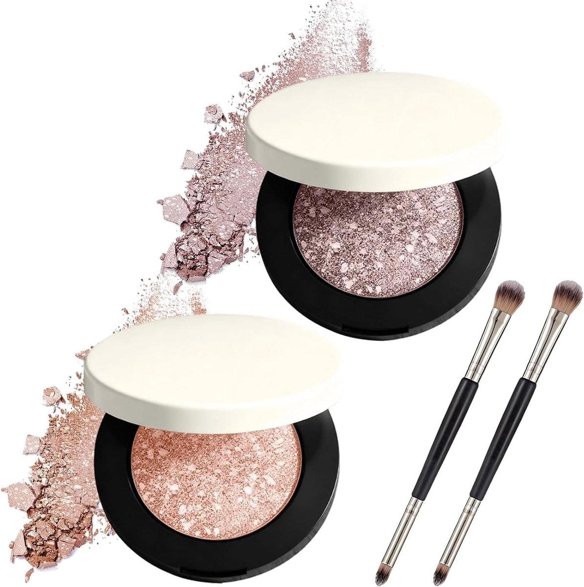 eyeshadow palette liedschatenpalete lidschatten 3,5g Crème Make-up Voor Beginners Studenten Reizigers Snelle Updates Kantoorfeesten Roségoud Nude Basis