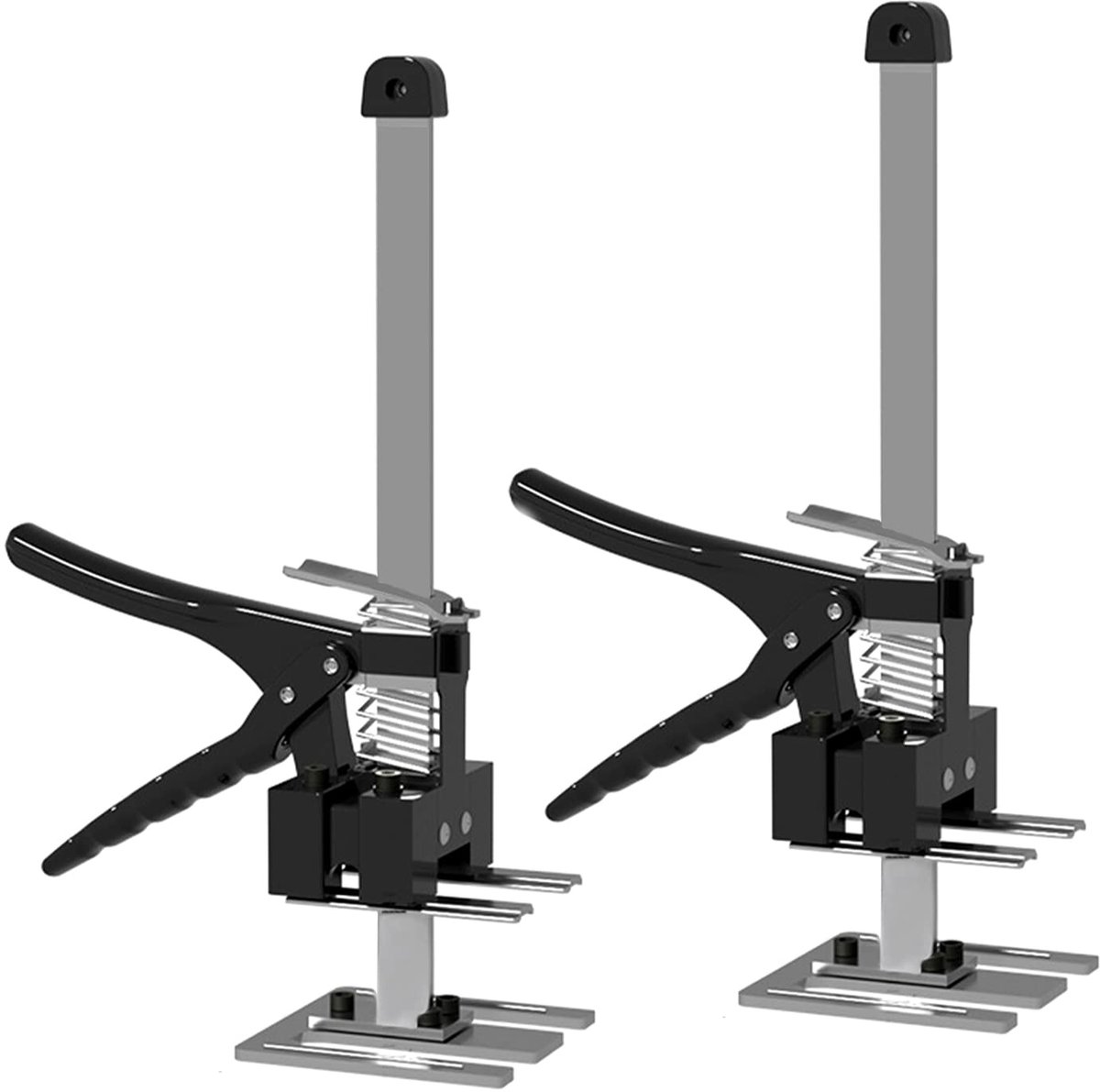 2 stuks meubellifter, tegelnivelleringssysteem, verstelbaar, handmatige platenlifter, met ladder voor vloeren, ramen en kasten (maximaal draagvermogen van 240 kg) (2)
